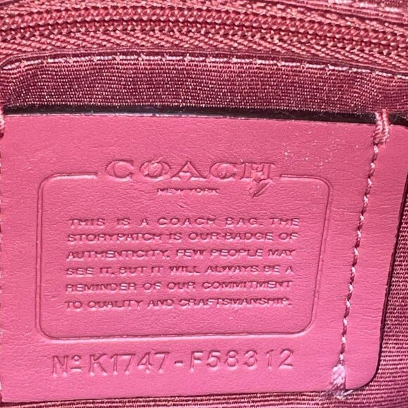 Coach Rowan Satchel Bag In Signature Canvas - Picture 5 of 7